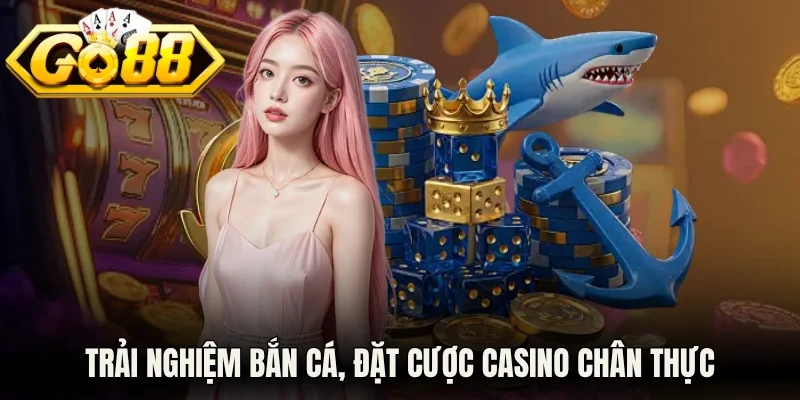 Trải nghiệm bắn cá, đặt cược casino chân thực