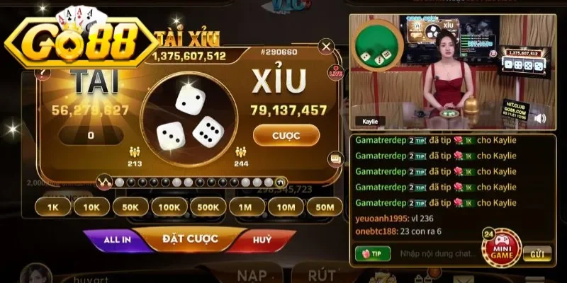 Tìm hiểu chức năng chat tiện lợi ở mỗi vòng cược